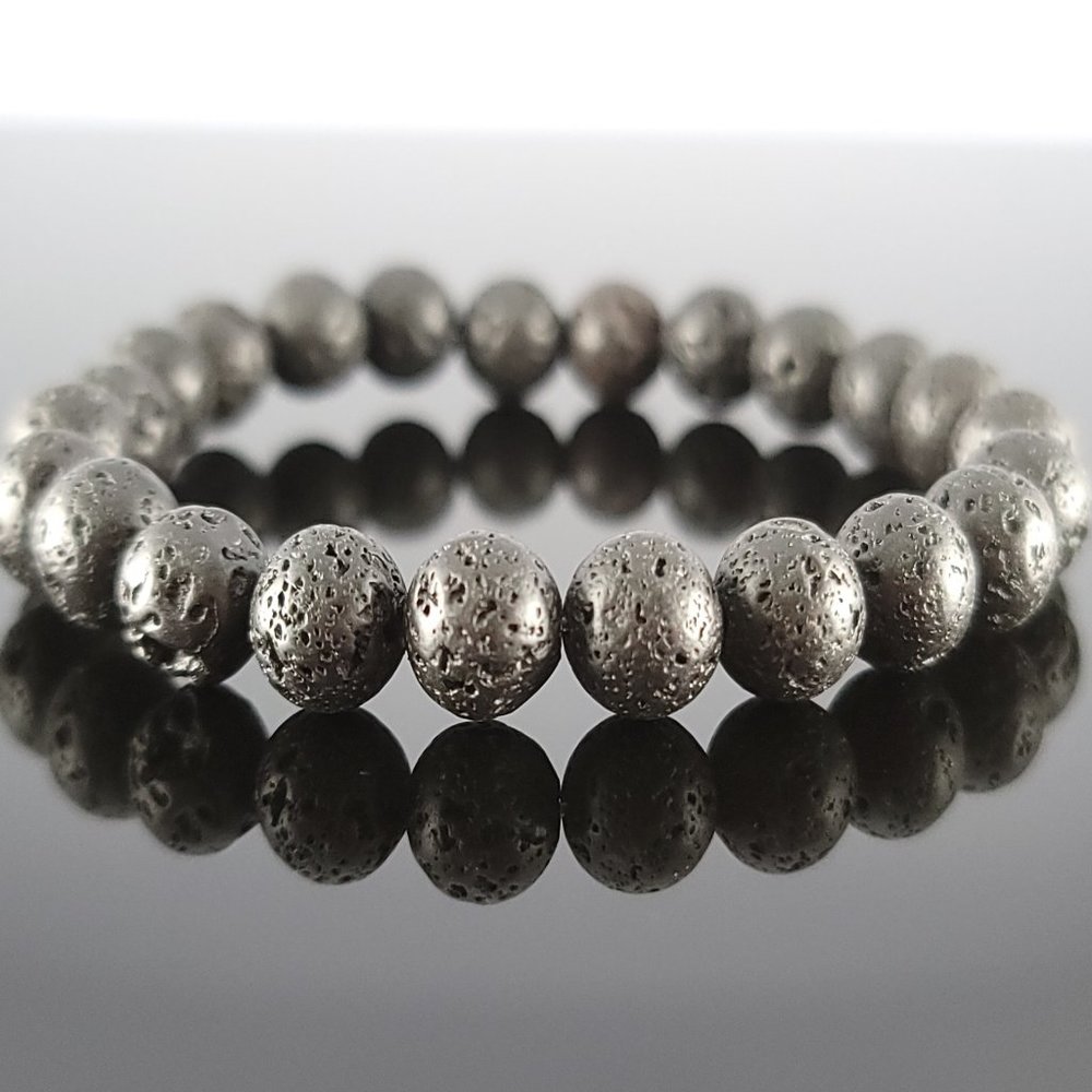 Lava Rock Natural Healing Energy Bead Bracelet